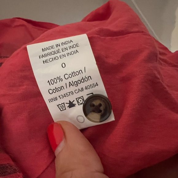 Sundry Red and Black Striped Maxi Dress size 0 (i119) - Picture 4 of 12